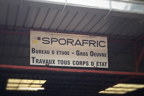 Notre base Sporafric Travaux et Services à Pointe-Noire